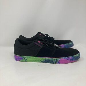 Men’s Supra Stacks Vulc II Shoes Sz 13 Black Neon Acid New Without Box